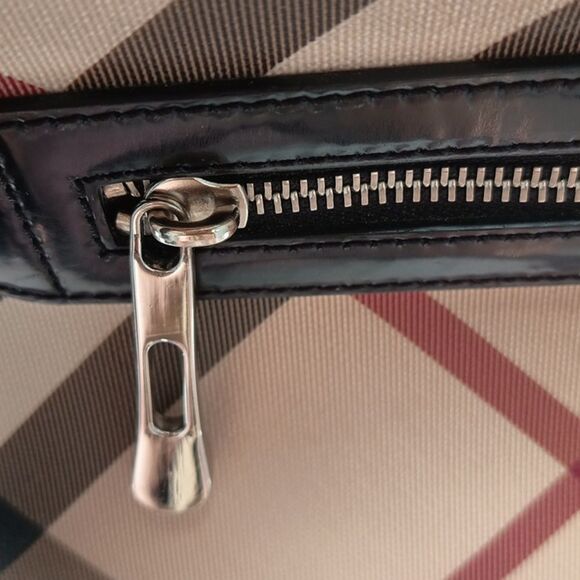 🤎BURBERRY Supernova Check Small Dryden Crossbody Bag Black - Picture 9 of 12